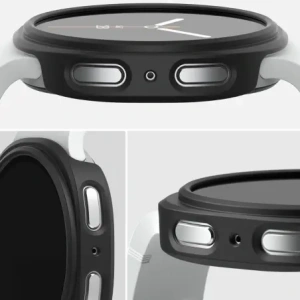 Ringke Slim Samsung Galaxy Watch 8 44mm Átlátszó és Matt Fekete [2 CSOMAG]