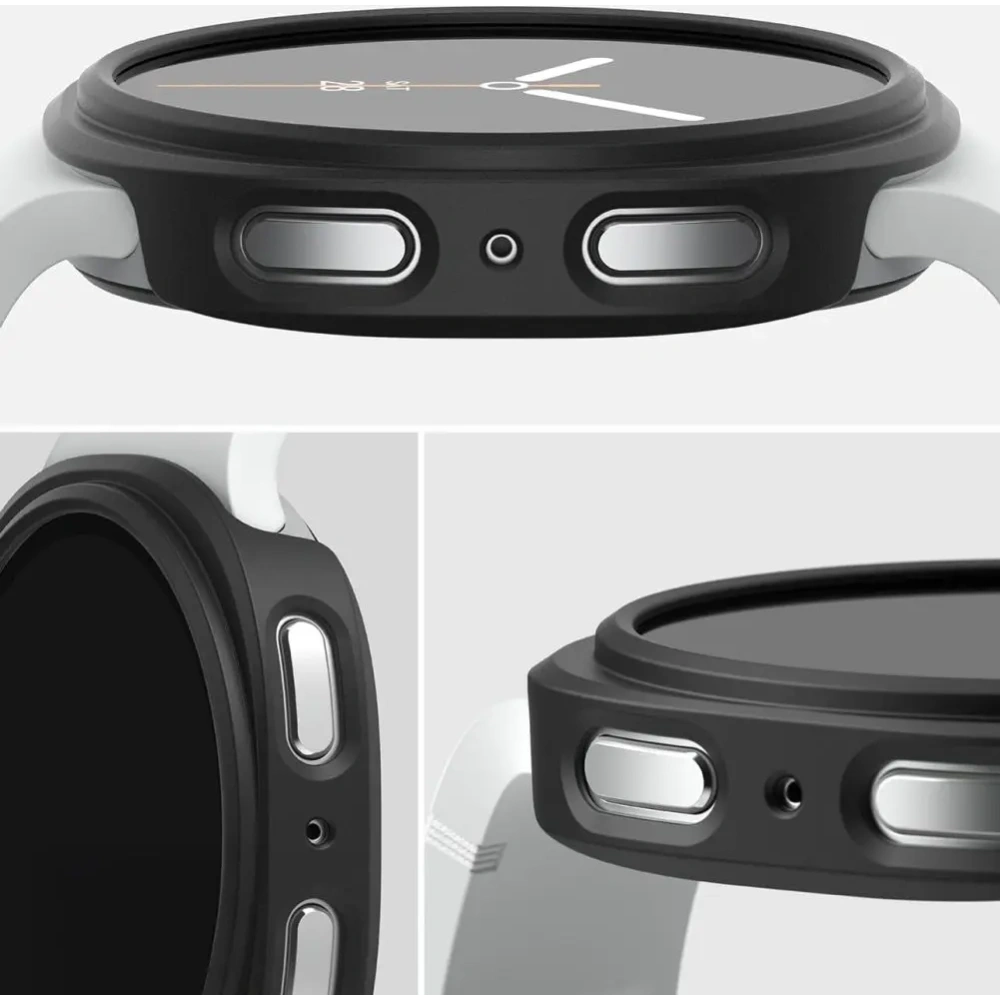 Nakładka Ringke Slim do Samsung Galaxy Watch 8 44mm Clear & Matte Black [2 PACK]
