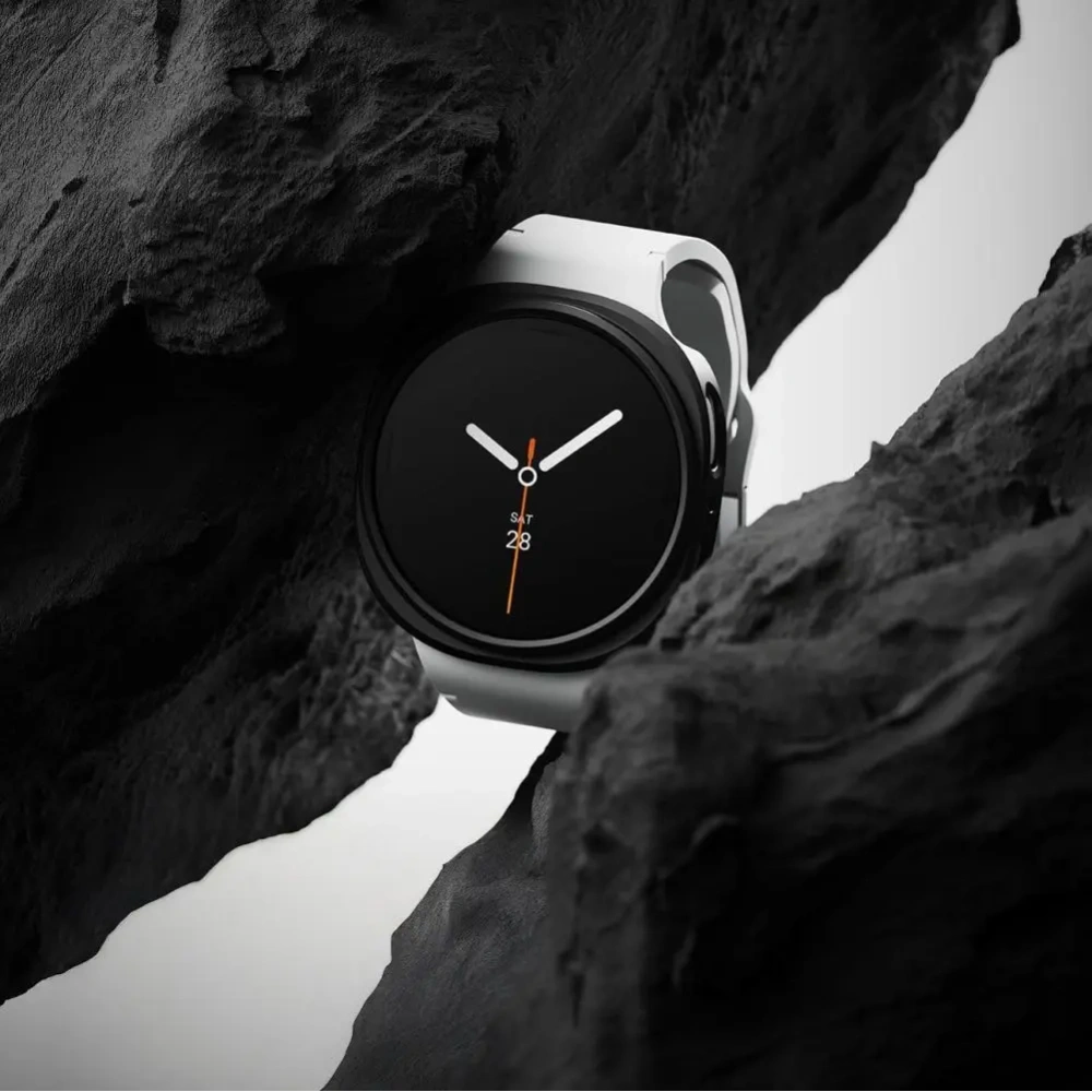 Nakładka Ringke Slim do Samsung Galaxy Watch 8 44mm Clear & Matte Black [2 PACK]