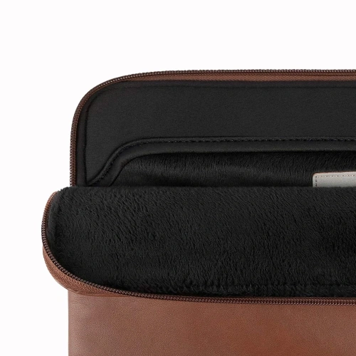 Torba Tech-Protect Fleece Laptop 15-16 Brown