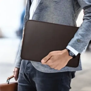 Tech-Protect Fleece Laptop 15-16 Csokoládé