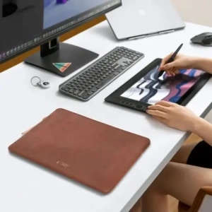 Torba Tech-Protect Fleece Laptop 15-16 Brown