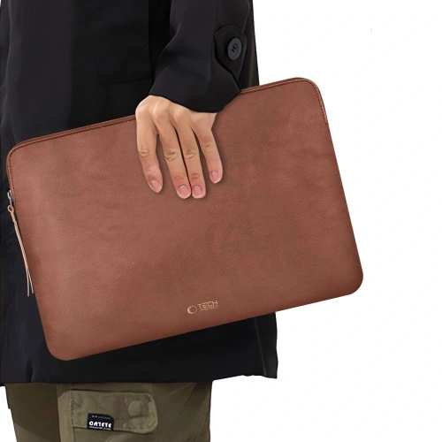 Torba Tech-Protect Fleece Laptop 15-16 Brown