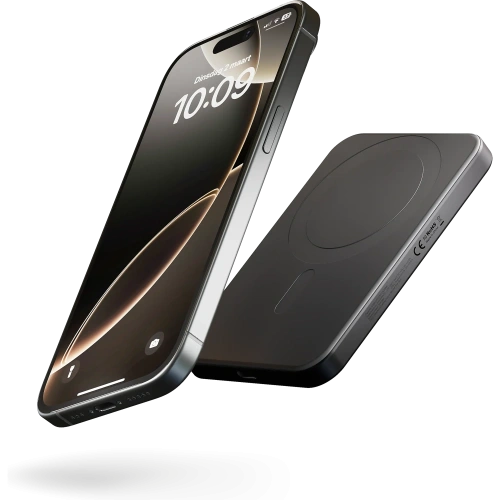 Powerbank magnetyczny ZENS Slim Qi2 Aluminium Powerbank 5000 mAh MagSafe / Qi2 (black)