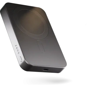ZENS Slim Qi2 Alumínium Powerbank 10000 mAh MagSafe / Qi2 (fekete)