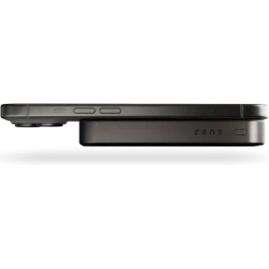 ZENS Slim Qi2 Alumínium Powerbank 10000 mAh MagSafe / Qi2 (fekete)