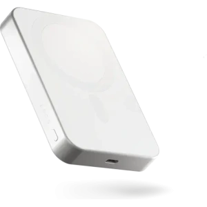 ZENS Slim Qi2 Alumínium Powerbank 10000 mAh MagSafe / Qi2 (fehér)