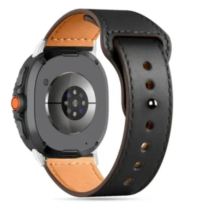 Pasek Tech-Protect Leatherfit do Samsung Galaxy Watch 8 / Classic 40/44/46mm Black