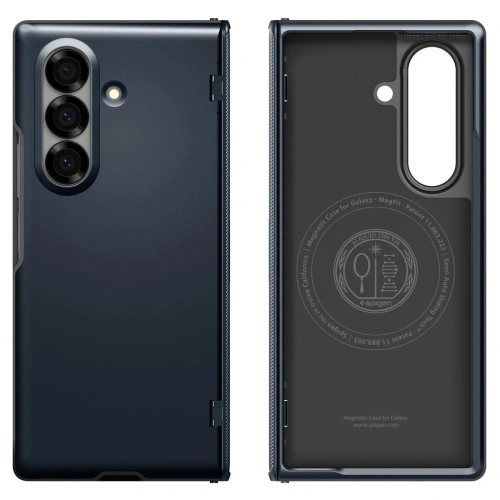 Etui Spigen Slim Armor Pro Mag MagSafe do Samsung Galaxy Z Fold 7 Metal Slate