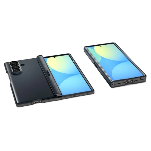 Etui Spigen Slim Armor Pro Mag MagSafe do Samsung Galaxy Z Fold 7 Metal Slate