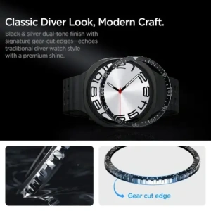 Nakładka Spigen Bezel Tune Diver do Samsung Galaxy Watch 8 44mm Black
