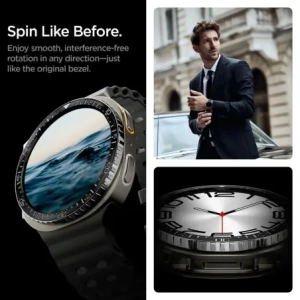 Nakładka Spigen Bezel Tune Diver do Samsung Galaxy Watch 8 44mm Black
