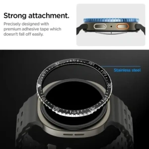 Nakładka Spigen Bezel Tune Diver do Samsung Galaxy Watch 8 44mm Black