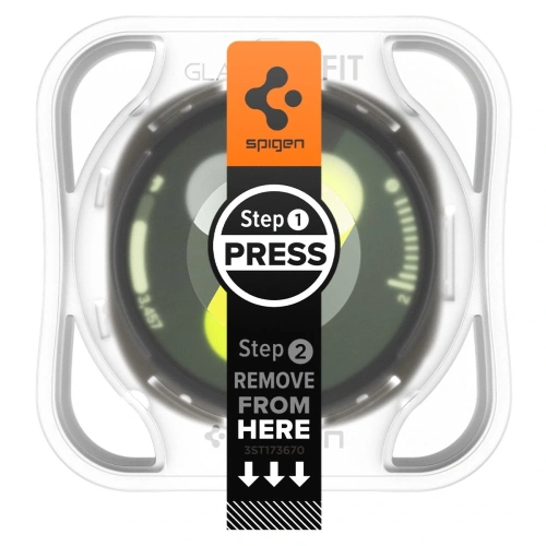 Szkło hartowane Spigen Glas.tr ez-Fit do Samsung Galaxy Watch 8 44mm Clear [2 PACK]