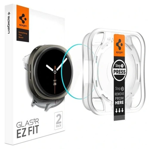 Szkło hartowane Spigen Glas.tr ez-Fit do Samsung Galaxy Watch 8 40mm Clear [2 PACK]