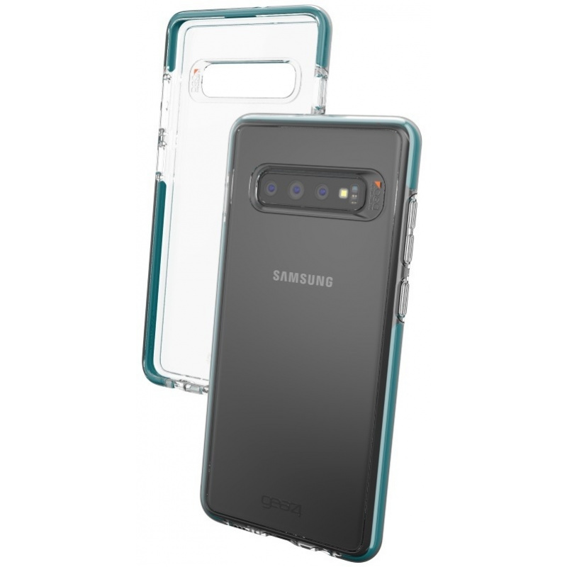 Hurtownia Gear4 - 4895200207016 - GER018TEL - Etui GEAR4 D3O Piccadilly Samsung Galaxy S10+ Plus (teal) - B2B homescreen