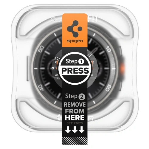 Szkło hartowane Spigen Glas.tr ez-Fit do Samsung Galaxy Watch 8 Classic 46mm Clear [2 PACK]