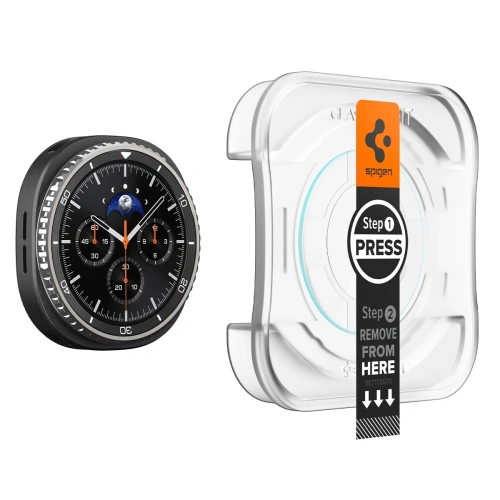 Szkło hartowane Spigen Glas.tr ez-Fit do Samsung Galaxy Watch 8 Classic 46mm Clear [2 PACK]