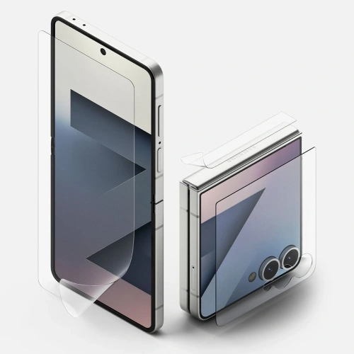 Zestaw folii ochronnych 3w1 Ringke Protector Pro do Samsung Galaxy Z Flip 7 Clear