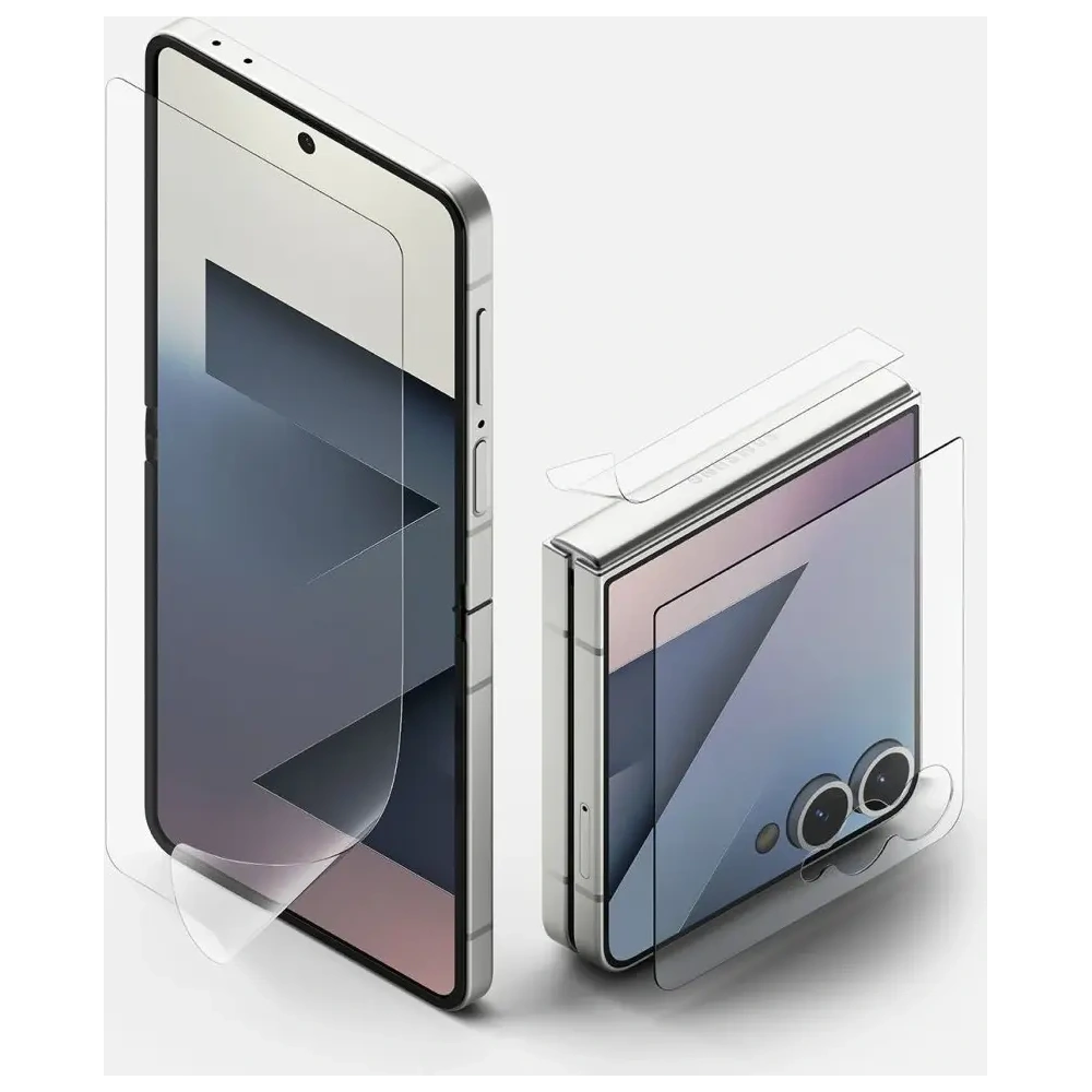 Zestaw folii ochronnych 3w1 Ringke Protector Pro do Samsung Galaxy Z Flip 7 Clear