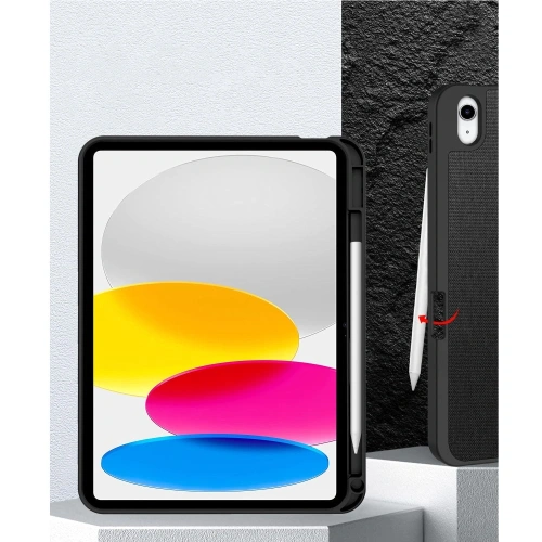 Etui Tech-Protect SmartCase Pen Canvas do Apple iPad 10.9" 2022 / 11" 2025 Obsidian Black