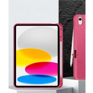 Etui Tech-Protect SmartCase Pen Canvas do Apple iPad 10.9" 2022 / 11" 2025 Magenta Bloom