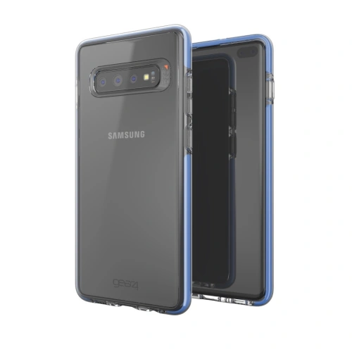 Etui GEAR4 D3O Piccadilly Samsung Galaxy S10+ Plus (niebieskie)