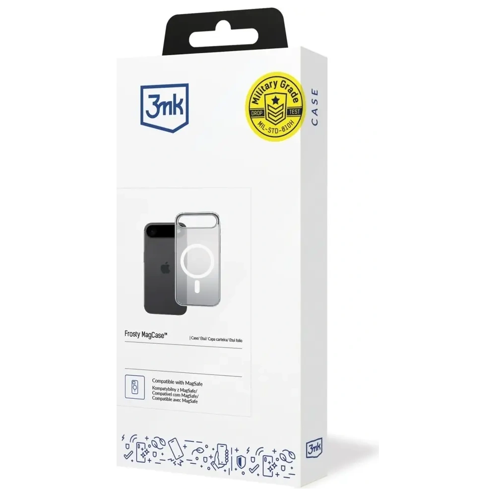 Etui 3MK Frosty MagCase do Apple iPhone 17 Air biały
