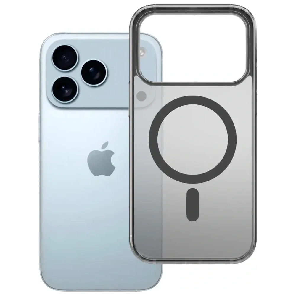 Etui 3MK Frosty MagCase do Apple iPhone 17 Pro czarny