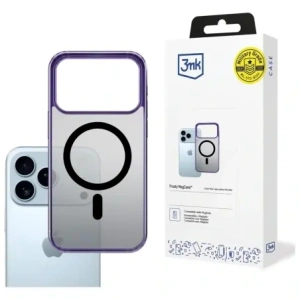 Etui 3MK Frosty MagCase do Apple iPhone 17 Pro Max fioletowy