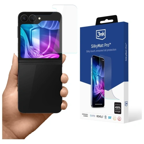 Folia matowa 3MK Silky Matt Pro do Samsung Galaxy Z Flip6 / Z Flip7 FE na ekran zewnętrzny