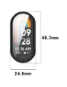 Etui z osłoną ekranu Bizon Case Watch Felipe do Xiaomi Smart Band 10 czarne