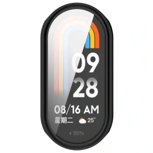 Etui z osłoną ekranu Bizon Case Watch Felipe do Xiaomi Smart Band 10 czarne