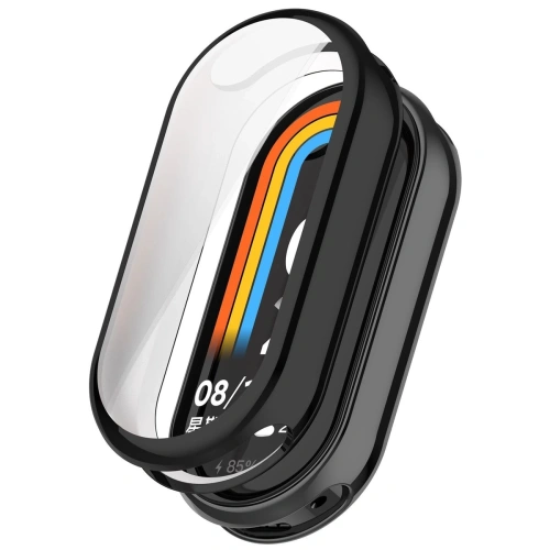 Etui z osłoną ekranu Bizon Case Watch Felipe do Xiaomi Smart Band 10 czarne