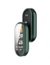 Etui z osłoną ekranu Bizon Case Watch Felipe do Xiaomi Smart Band 10 zielone