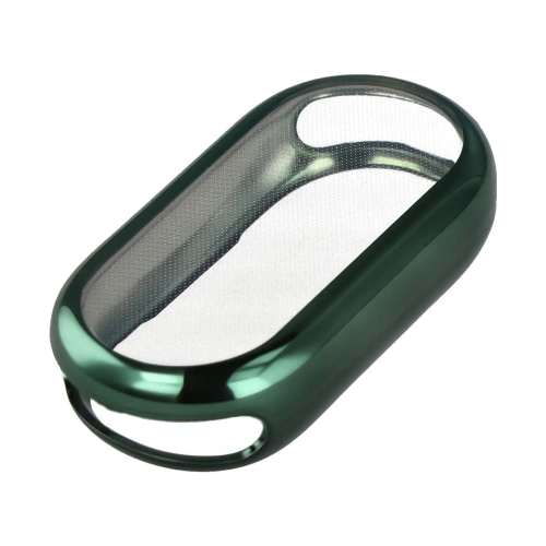 Etui z osłoną ekranu Bizon Case Watch Felipe do Xiaomi Smart Band 10 zielone