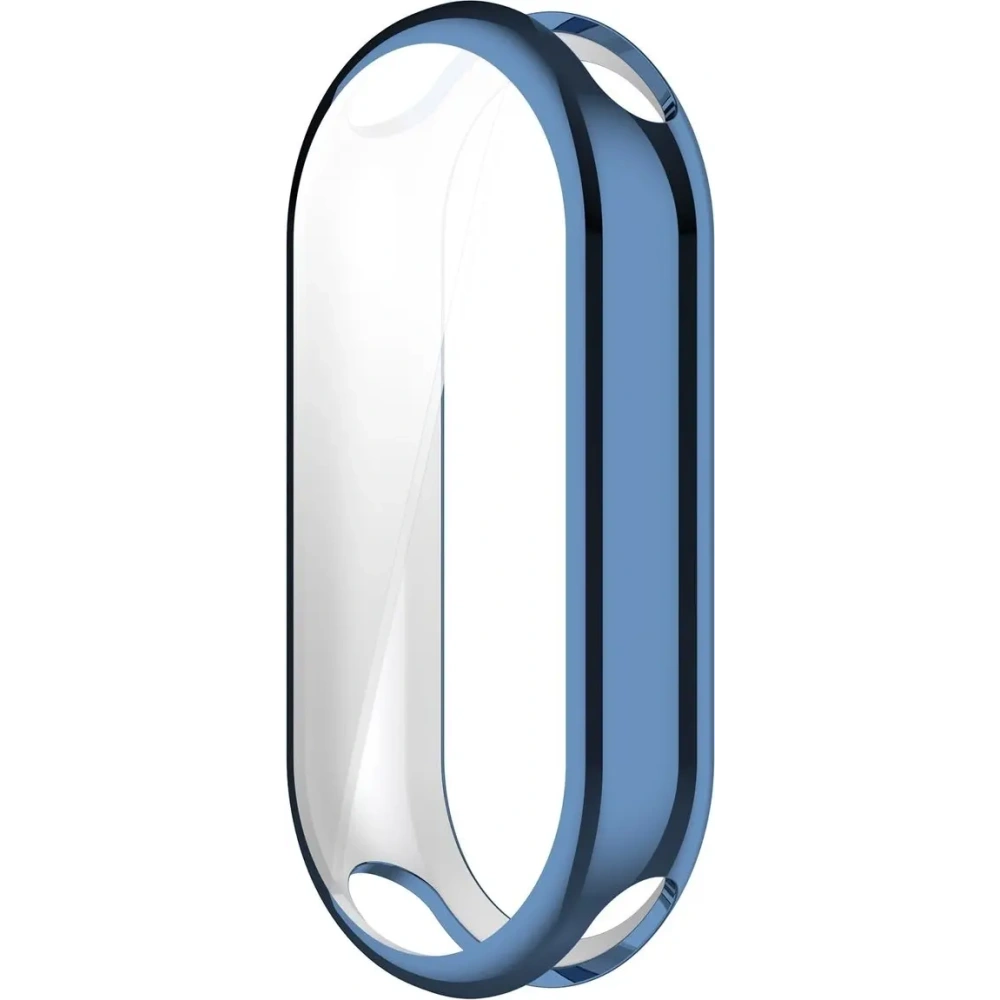 Etui z osłoną ekranu Bizon Case Watch Felipe do Xiaomi Smart Band 10 niebieskie