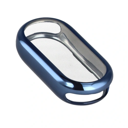Etui z osłoną ekranu Bizon Case Watch Felipe do Xiaomi Smart Band 10 niebieskie