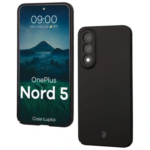 Etui Bizon Case Łupka do OnePlus Nord 5 czarne