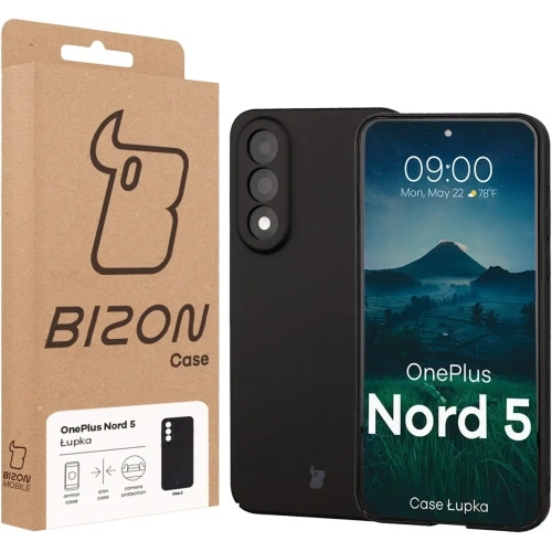Etui Bizon Case Łupka do OnePlus Nord 5 czarne