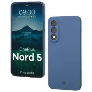 Etui Bizon Case Łupka do OnePlus Nord 5 niebieskie