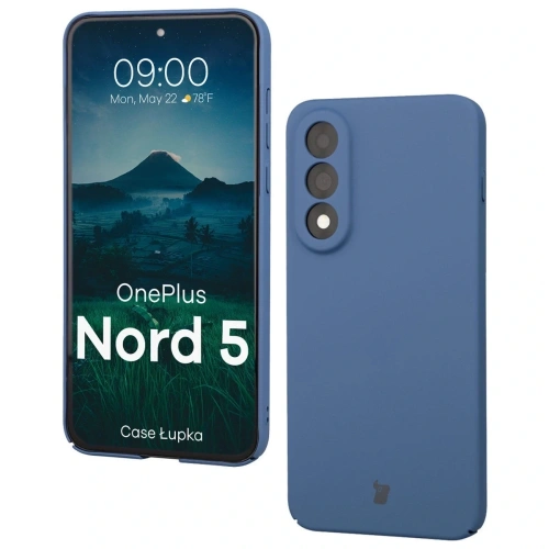 Etui Bizon Case Łupka do OnePlus Nord 5 niebieskie