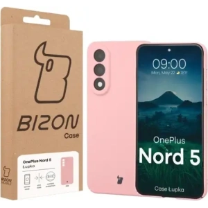 Etui Bizon Case Łupka do OnePlus Nord 5 różowe