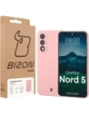 Etui Bizon Case Łupka do OnePlus Nord 5 różowe