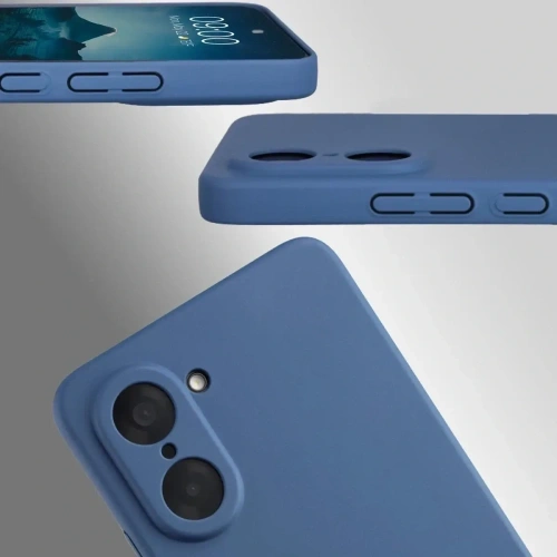 Etui Bizon Case Łupka do OnePlus Nord CE5 5G niebieskie