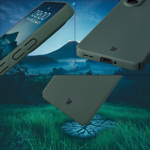 Etui Bizon Case Łupka do OnePlus Nord CE5 5G zielone