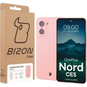 Etui Bizon Case Łupka do OnePlus Nord CE5 5G różowe