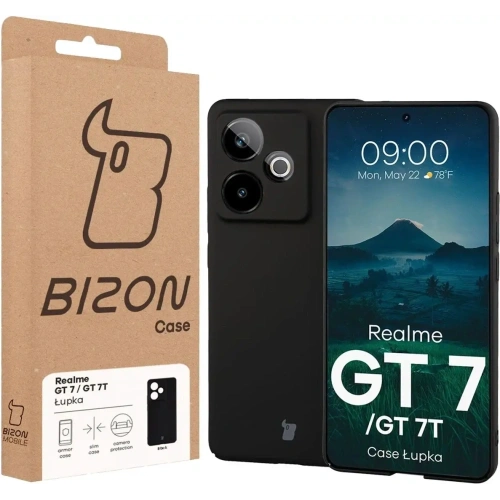 Etui Bizon Case Łupka do Realme GT 7 / 7T czarne