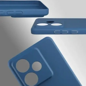 Etui Bizon Case Łupka do Realme GT 7 / 7T niebieskie