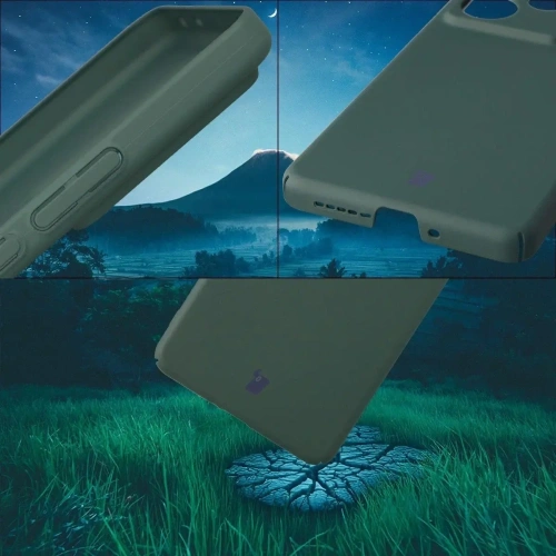 Etui Bizon Case Łupka do Realme GT 7 / 7T zielone